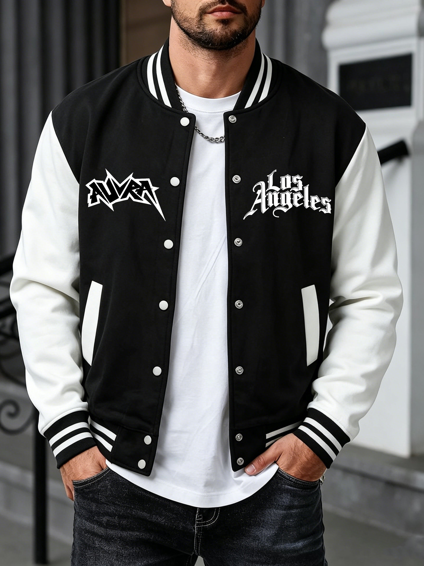 Street Fashion Atlanta - Atlanta Art Letter Printed Streetwears Male