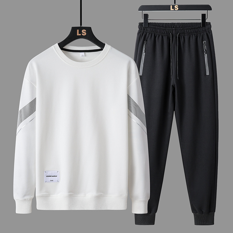 Men's Casual 2-Piece Sportswea - Fashion Streetwear avaliação e preço