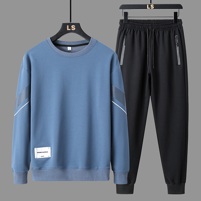 Men's Casual 2-Piece Sportswea - Fashion Streetwear avaliação e preço