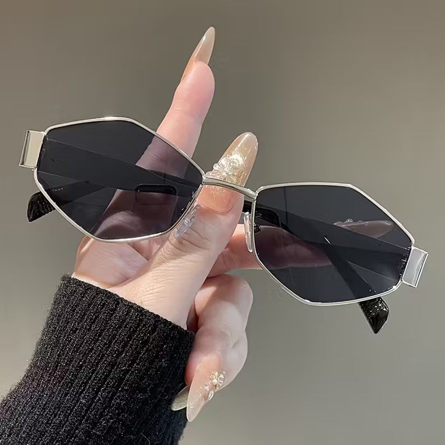 1 Pair of Irregular-Frame Tren - Street Fashion Pose avaliação e preço