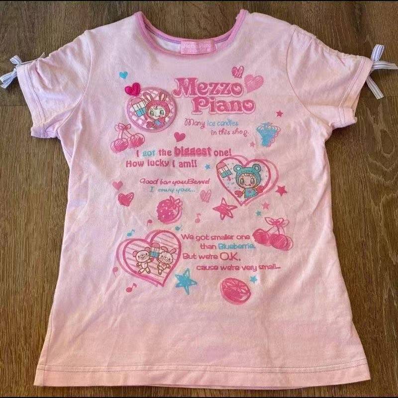 Vintage Kawaii Cute Short Slee - Street For Fashion avaliação e preço
