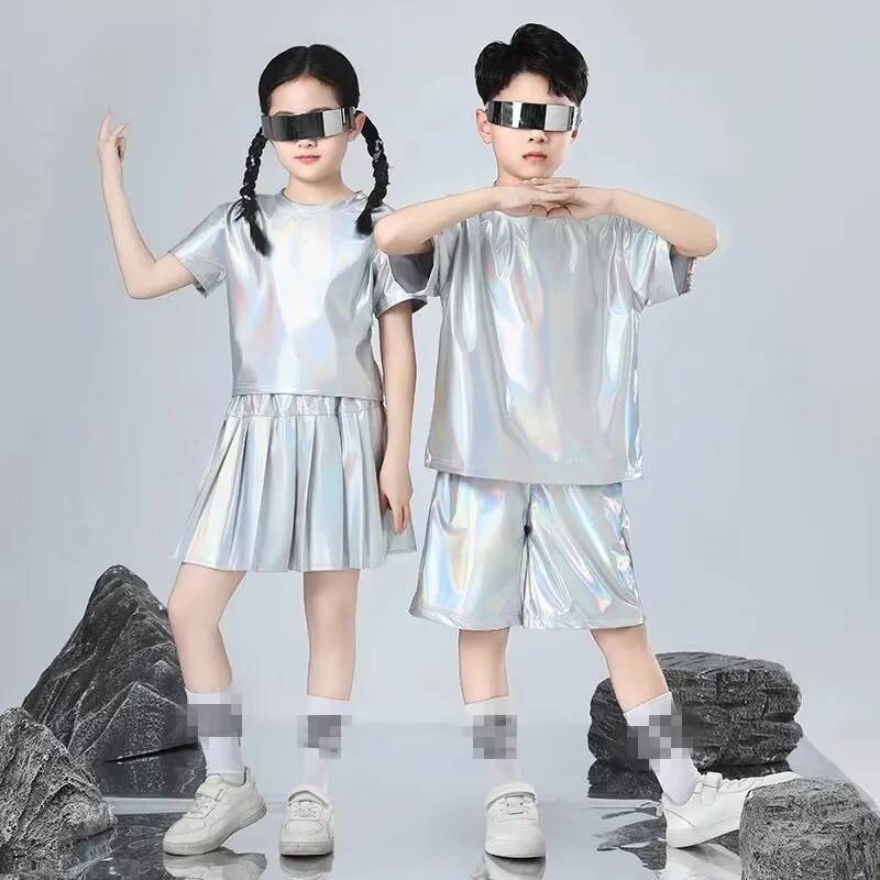 Boys and Girls Hip-hop Set Sil - Street Fashion For Boy avaliação e preço
