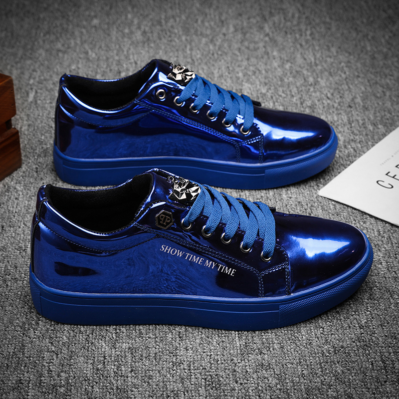 Luxury Men Casual Sneakers Blu - Street Fashion Walk avaliação e preço