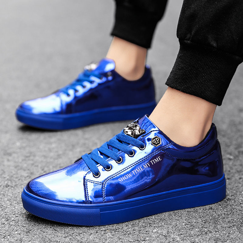 Luxury Men Casual Sneakers Blu - Street Fashion Walk avaliação e preço