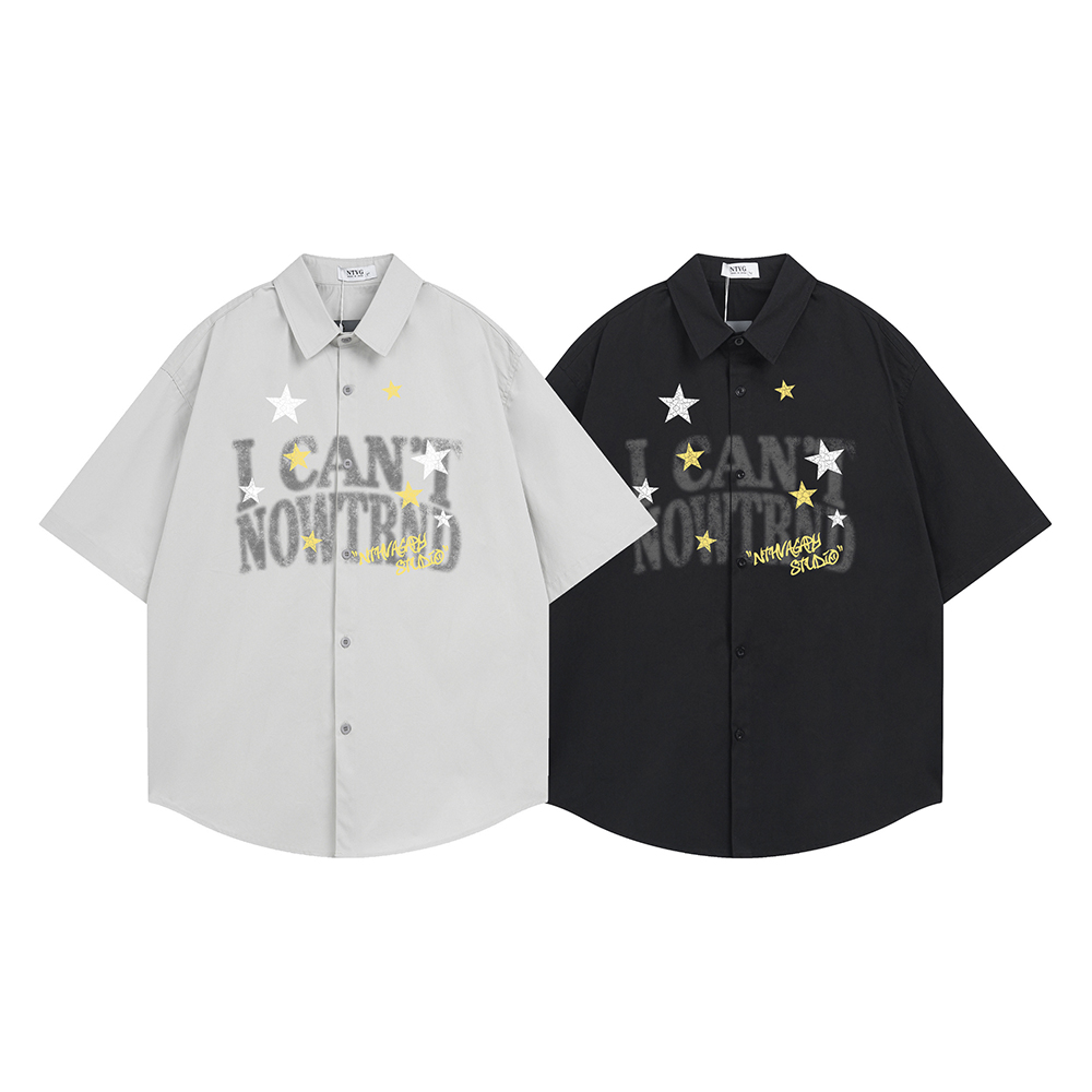 Funny Print Fashion Shirt Shor - Street Fashion Reviews avaliação e preço