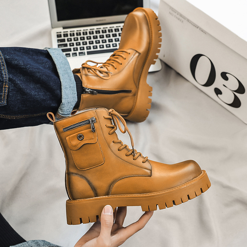 2025 Trend Men Boots Sneakers  - Street Fashion Trends 2025 avaliação e preço