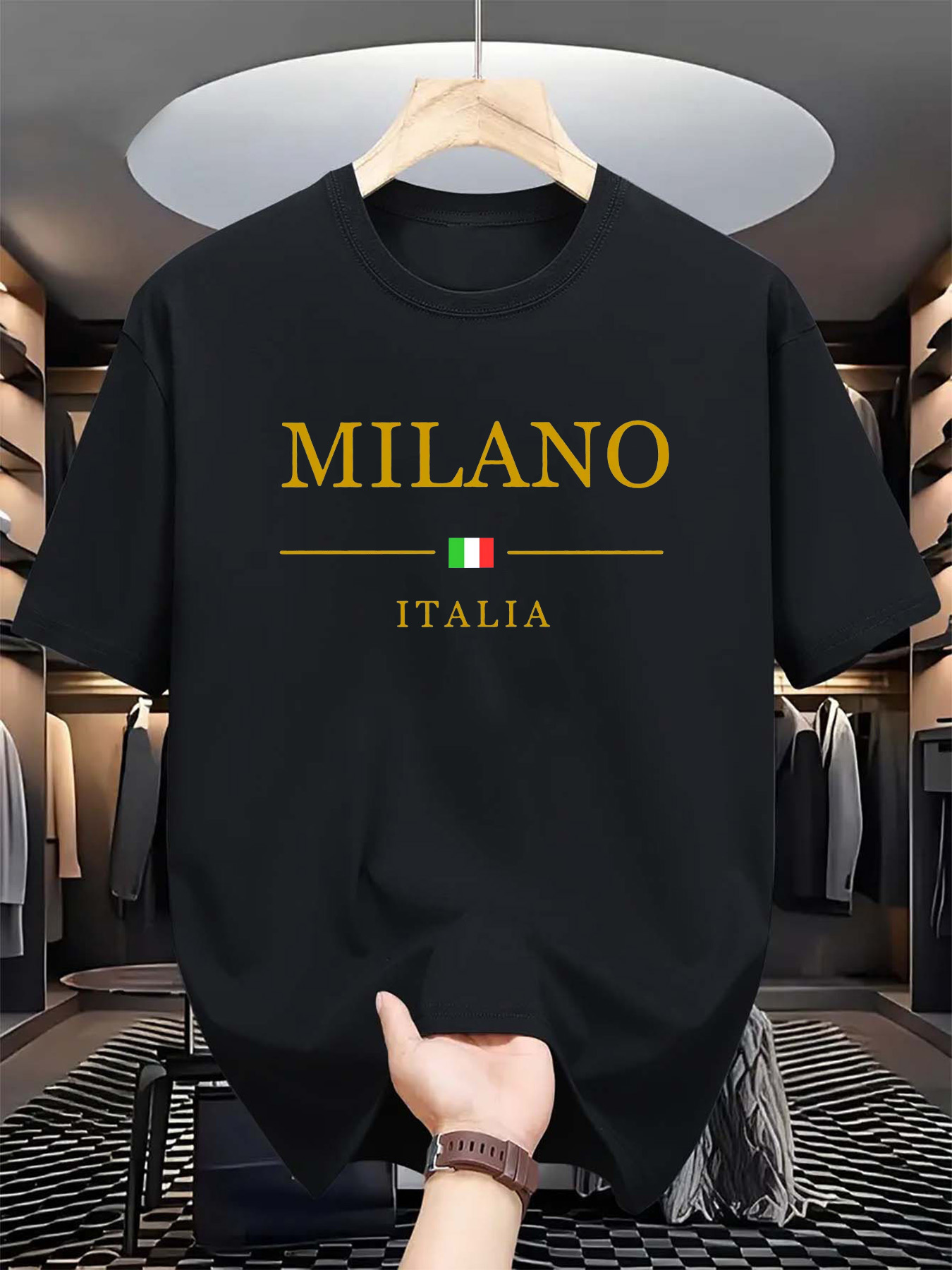 Italian Milan Print Men Women  - Street Fashion Of Milan avaliação e preço