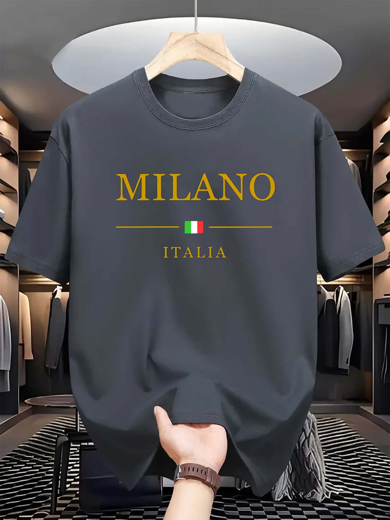 Italian Milan Print Men Women  - Street Fashion Of Milan avaliação e preço