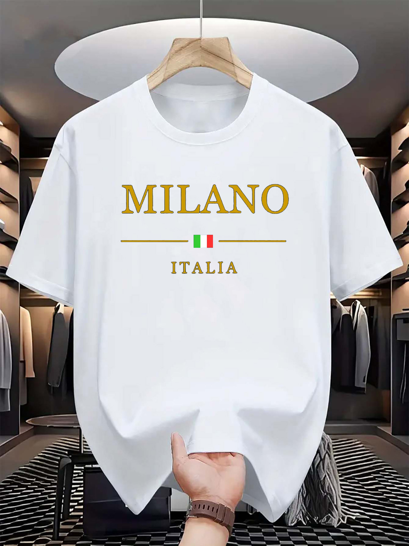 Italian Milan Print Men Women  - Street Fashion Of Milan avaliação e preço