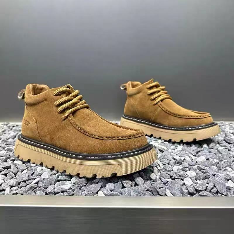 Autum Winter Men Platform Boot - Street Fashion Walk avaliação e preço