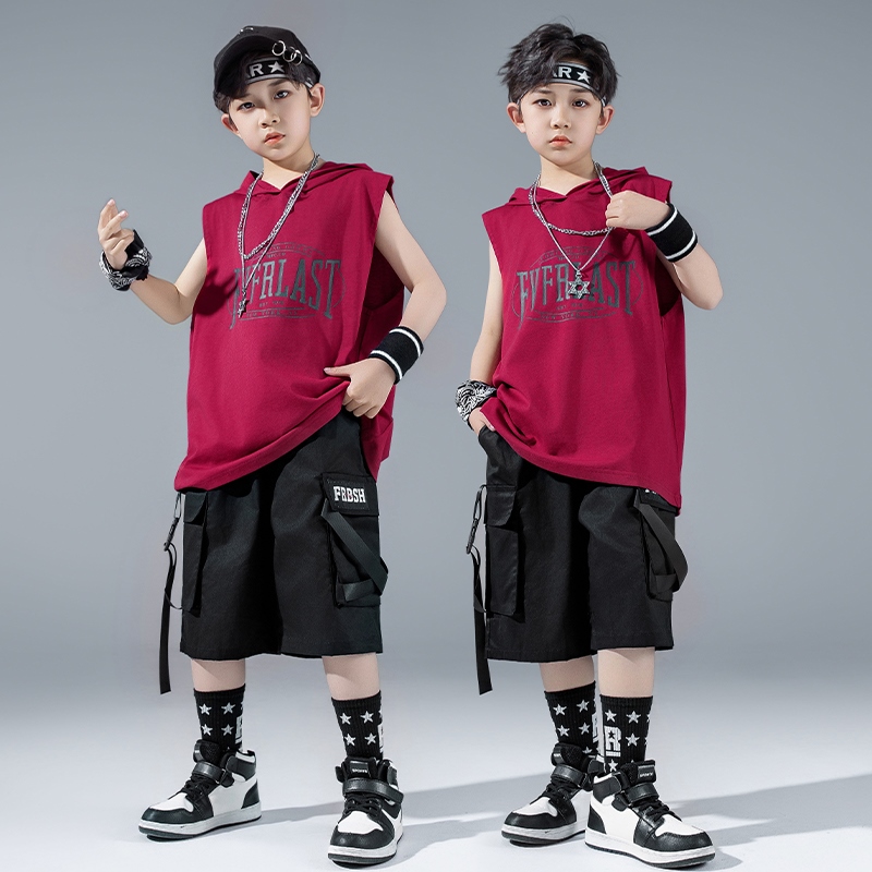 Street Dance Performance Suit  - Street Fashion For Boy avaliação e preço