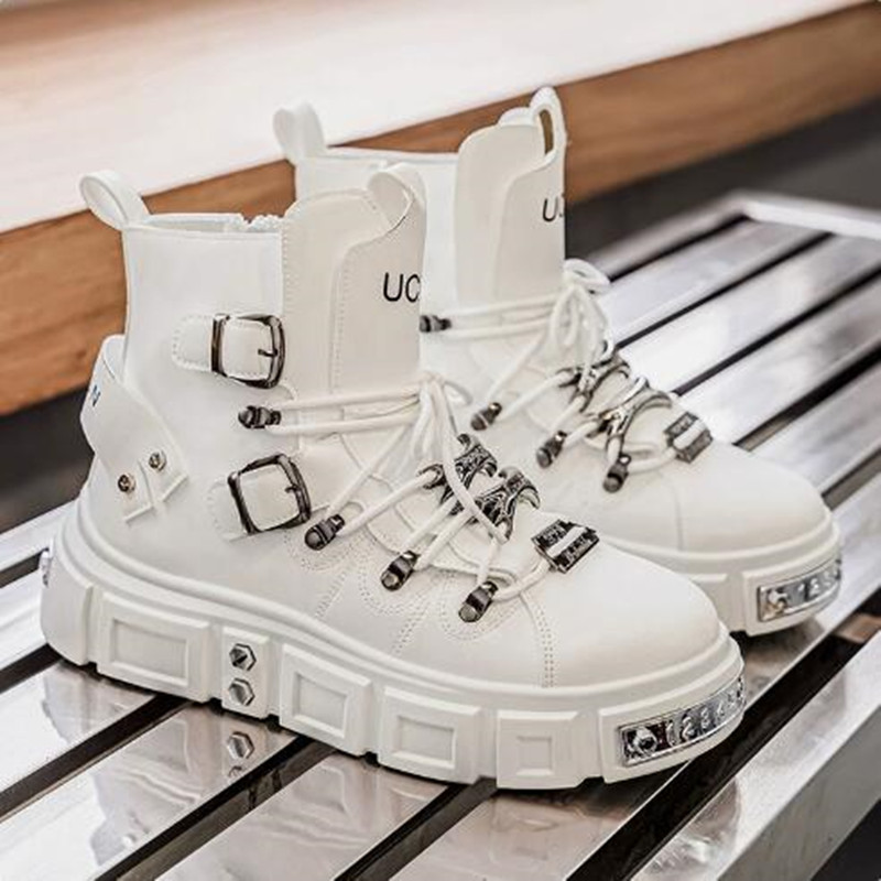 Luxury Rivet Black High top Sn - Street Fashion Luxury avaliação e preço