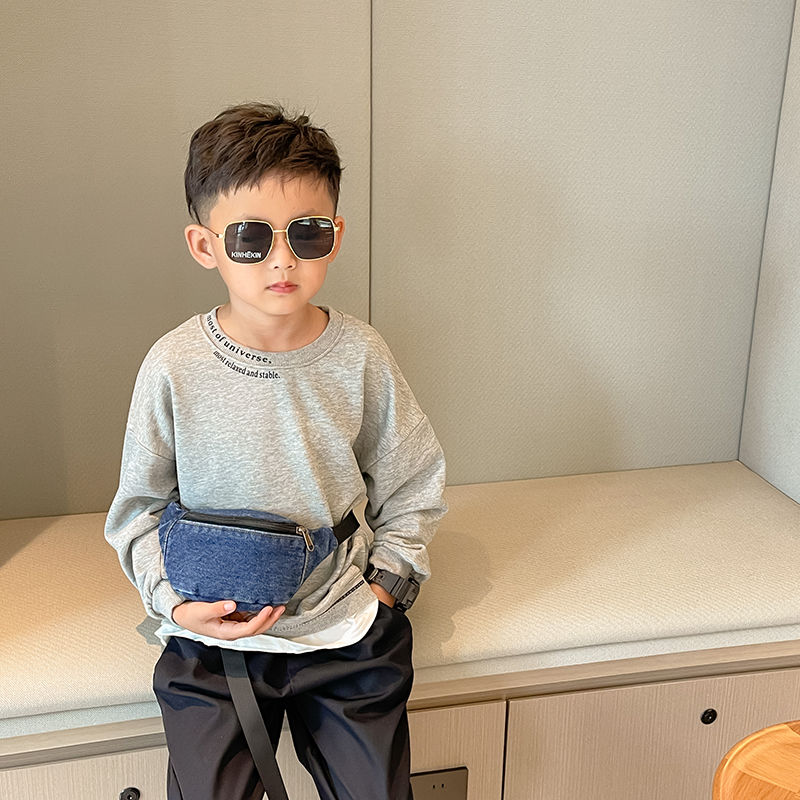 Fashion Denim Children's Waist - Street Fashion For Boy avaliação e preço