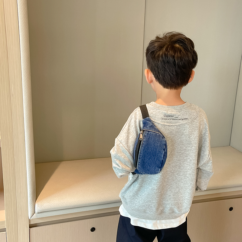 Fashion Denim Children's Waist - Street Fashion For Boy avaliação e preço
