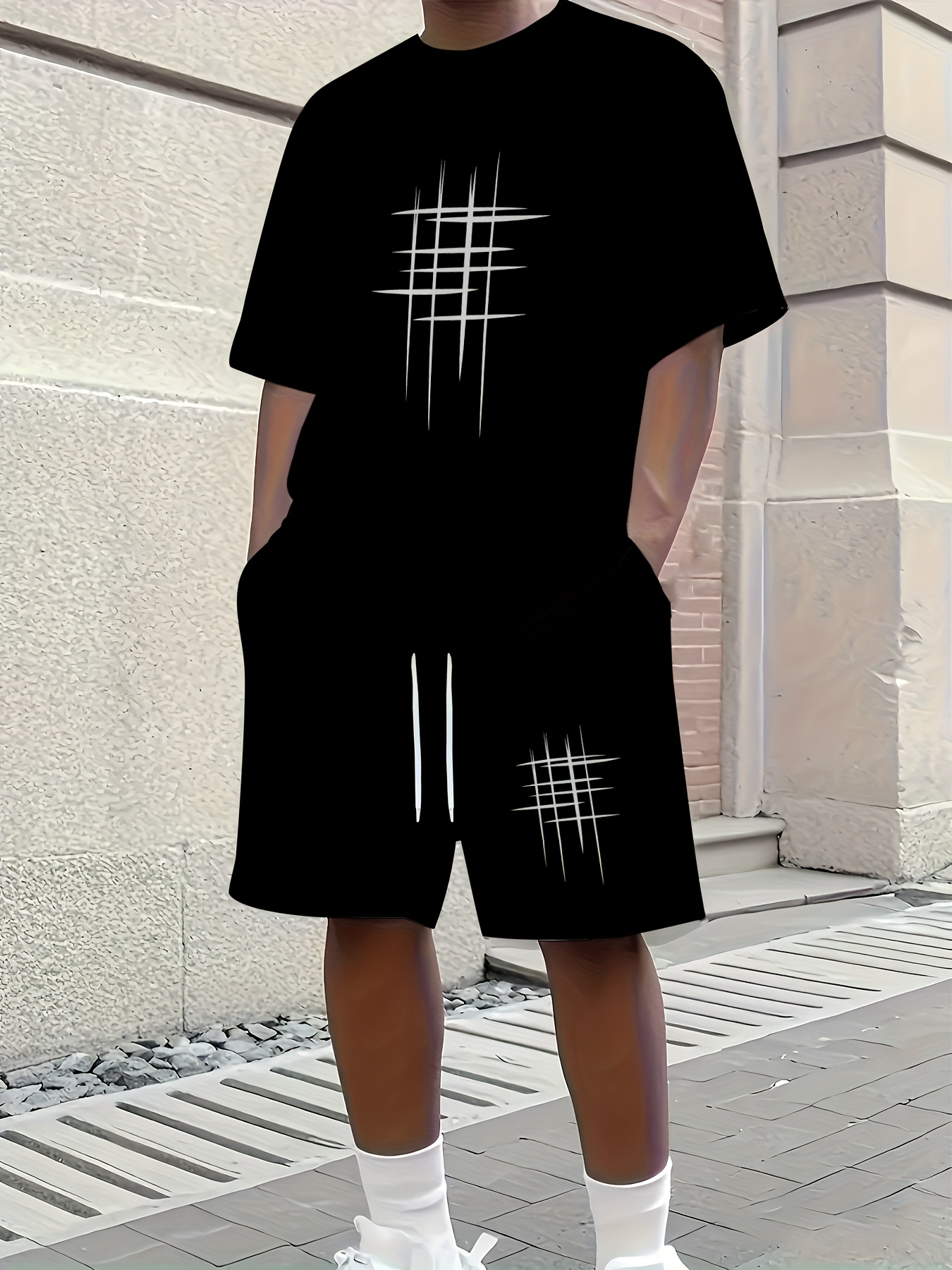 2026 Summer New Men's Short-Sl - Street Fashion For 2026 avaliação e preço