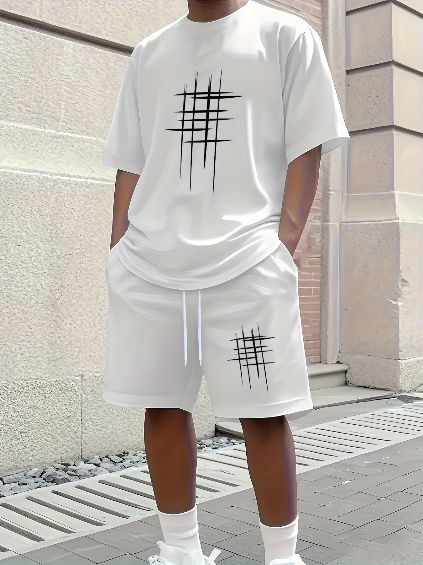 2026 Summer New Men's Short-Sl - Street Fashion For 2026 avaliação e preço