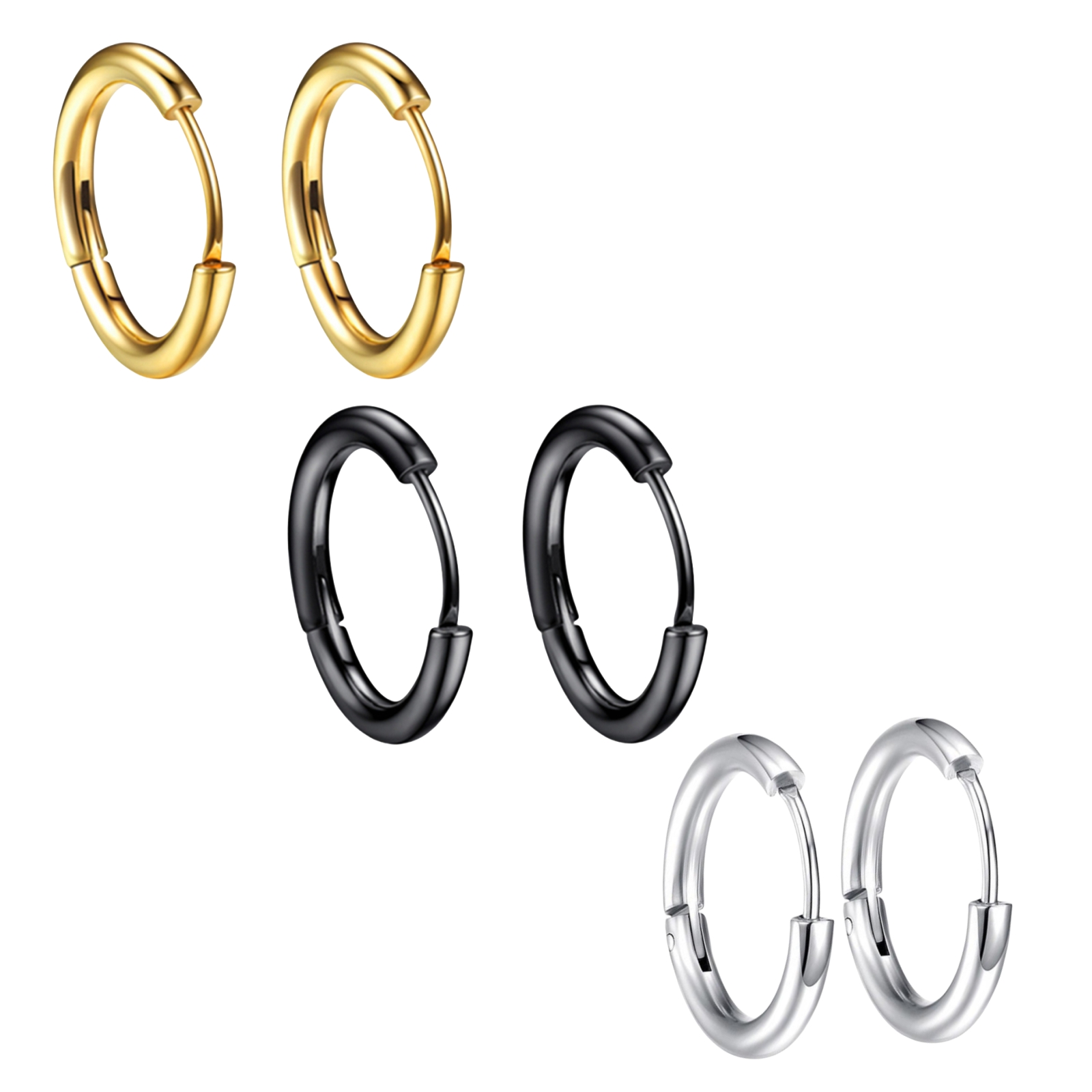 1 Pair Punk Statement Hip Pop  - Street Fashion Trends 2025 avaliação e preço