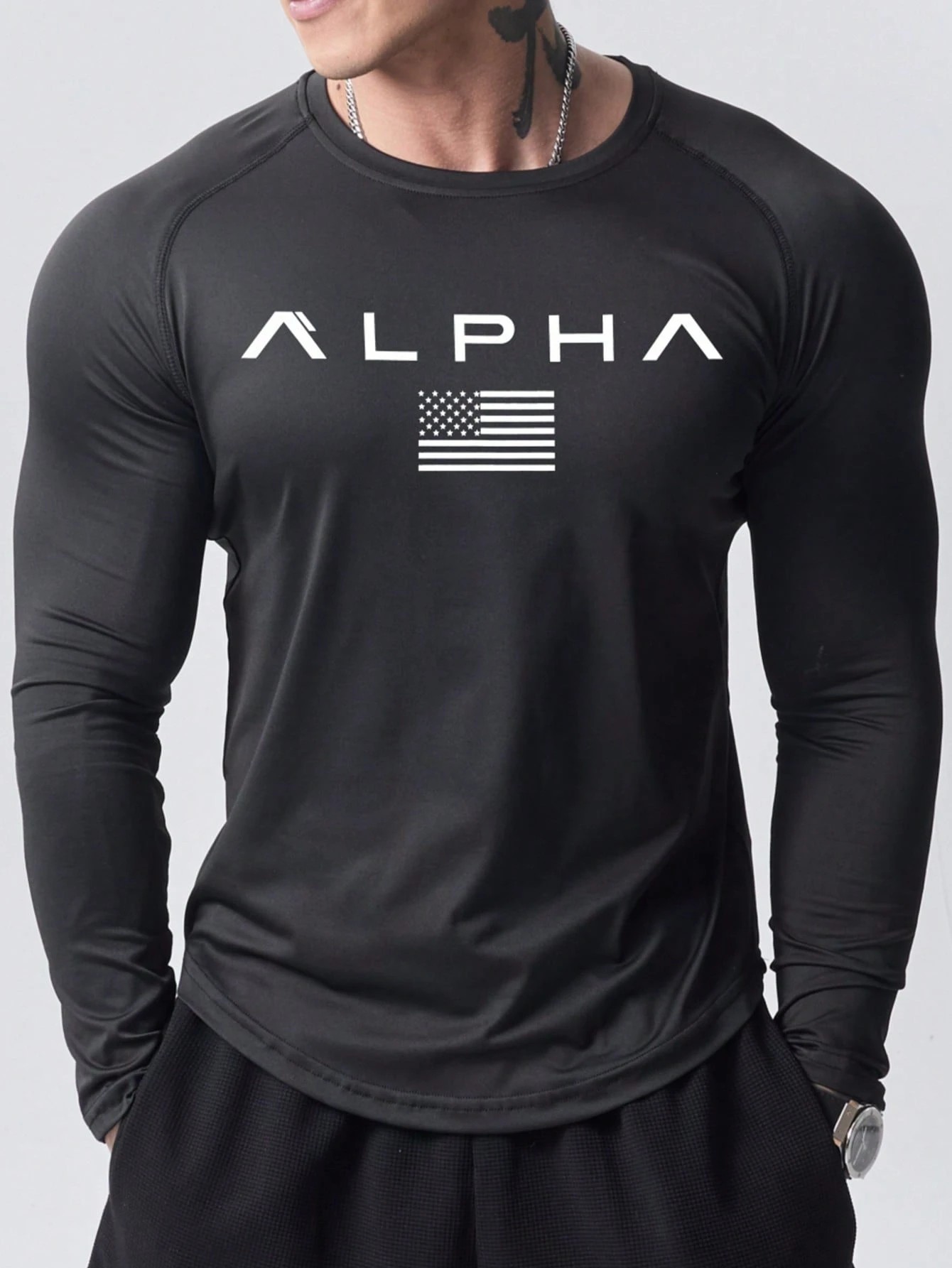 New men's long-sleeved T-shirt - Street For Fashion avaliação e preço