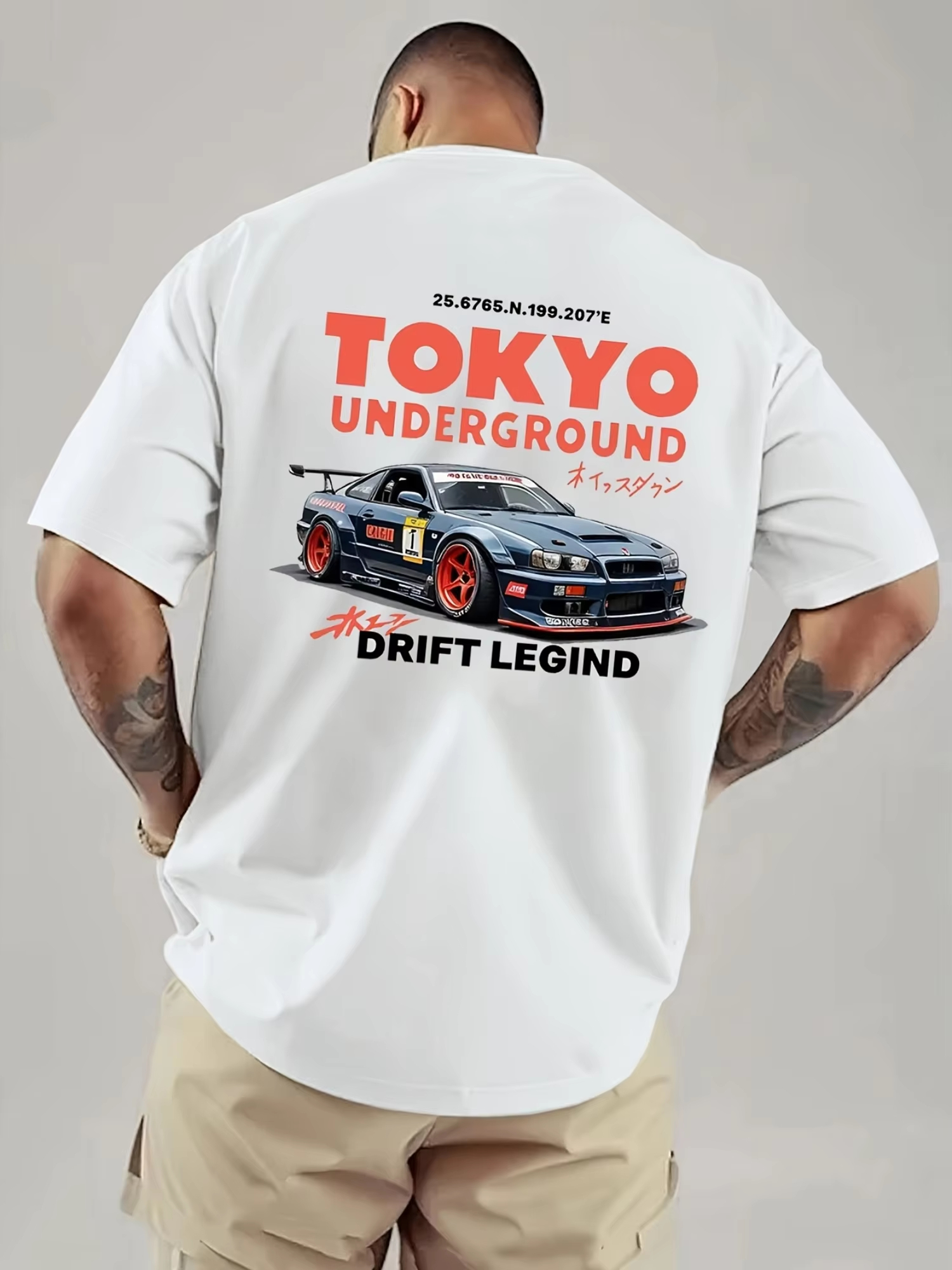 Men's Cotton T-shirt for Summe - Street Fashion In Tokyo avaliação e preço