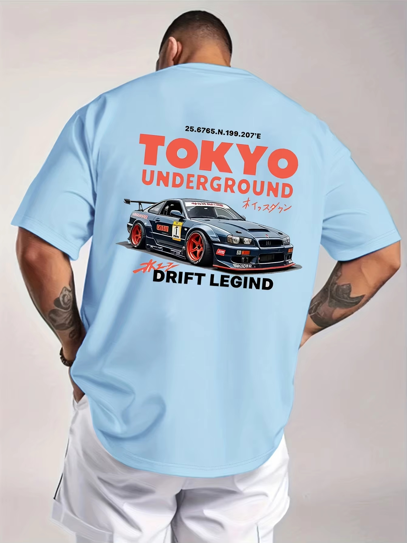 Men's Cotton T-shirt for Summe - Street Fashion In Tokyo avaliação e preço