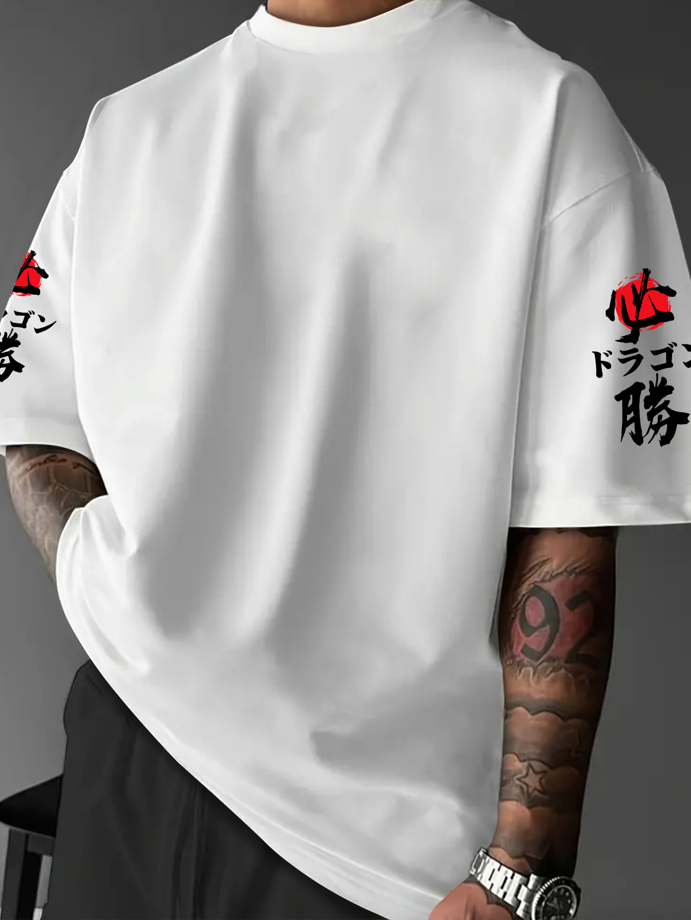 New Men Summer T-shirt  Street - Street Fashion In Tokyo avaliação e preço