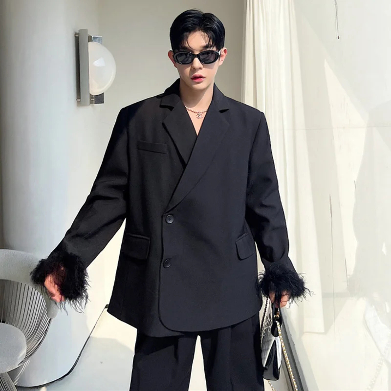 LUZHEN Men's Fashion Coat Feat - Street Fashion Reviews avaliação e preço