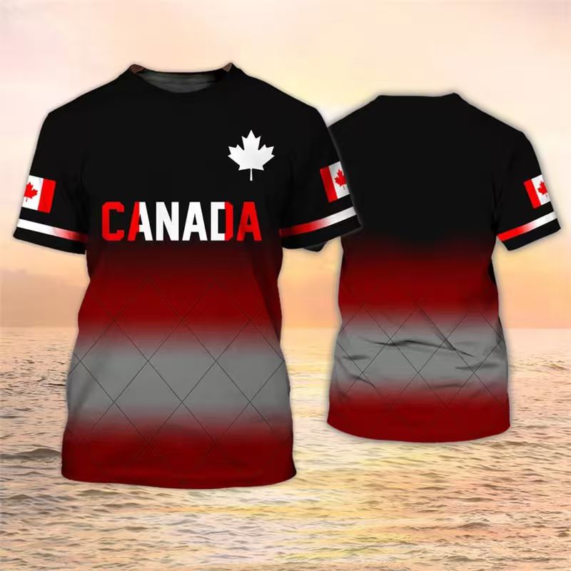 Canada Flag Soldier Camo Skull - Street Fashion For Short Guys avaliação e preço
