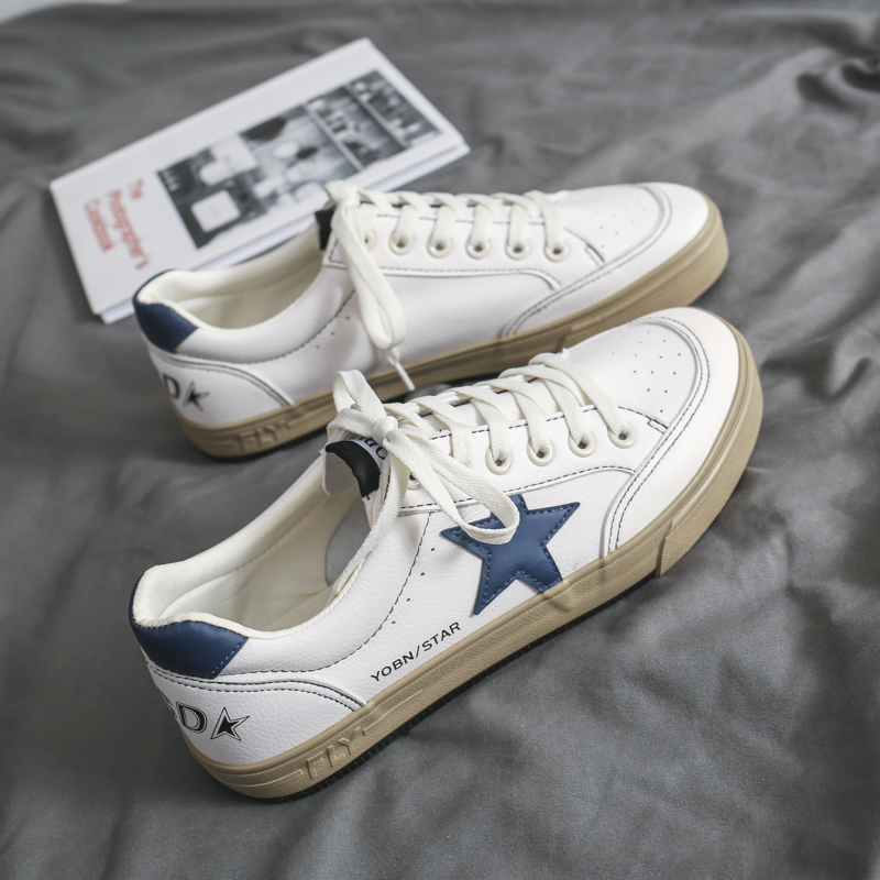 Retro White Star Skate Shoes 2 - Street Fashion Walk avaliação e preço