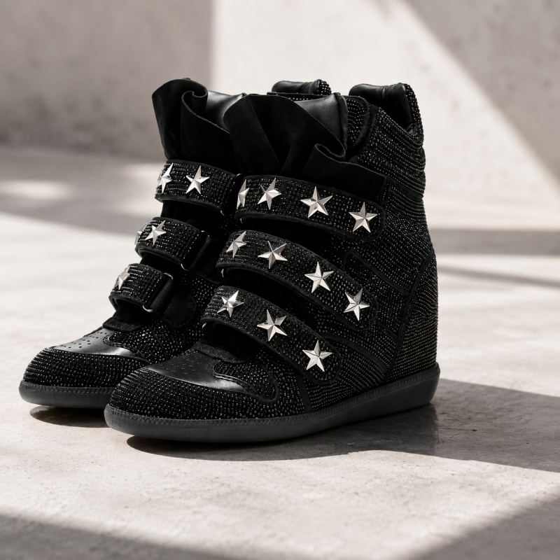 Women’s Rhinestone Ankle Boots - Street Fashion Walk avaliação e preço