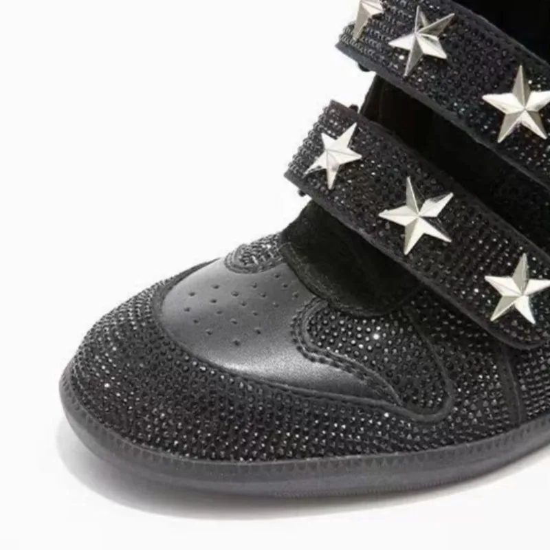 Women’s Rhinestone Ankle Boots - Street Fashion Walk avaliação e preço