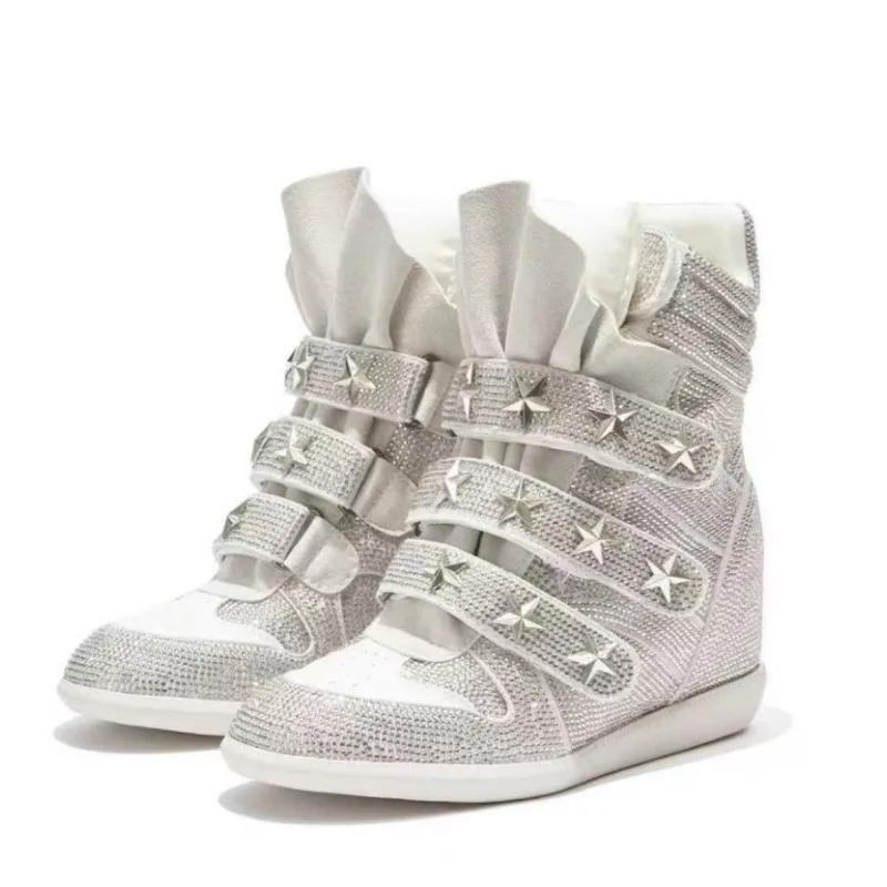 Women’s Rhinestone Ankle Boots - Street Fashion Walk avaliação e preço