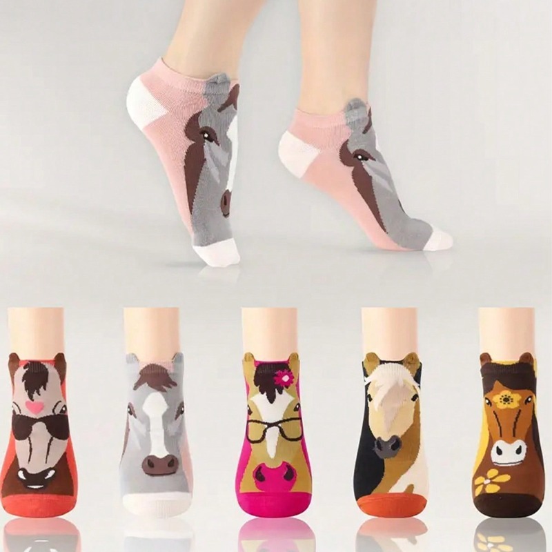 5 pairs Spring and Autumn new  - Street Fashion Trends 2025 avaliação e preço