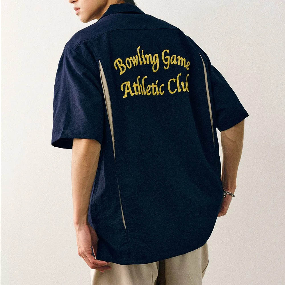 Men's Embroidered Short-Sleeve - Street Fashion Trends 2025 avaliação e preço