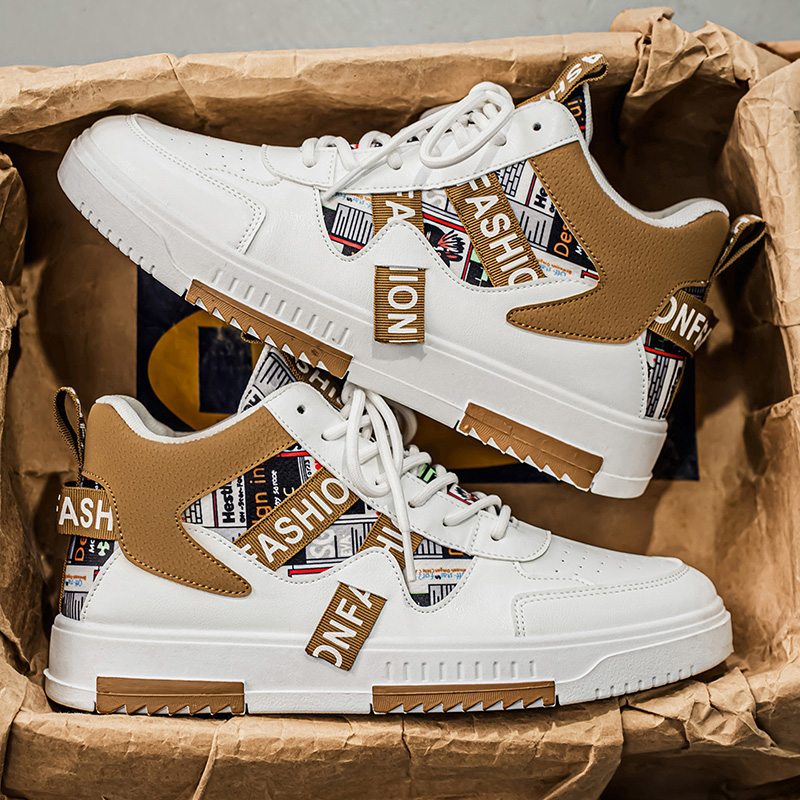 2025 New Men's High-Top Casual - Street Fashion Trends 2025 avaliação e preço