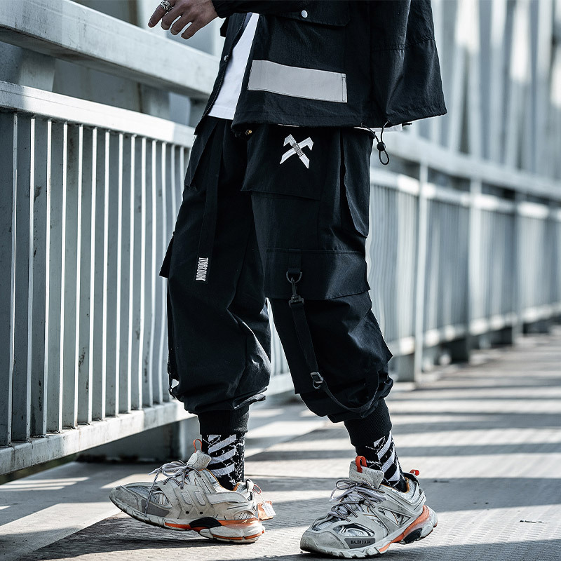 Fashion Men Jogger Pant Hip Ho - Techwear Pants Tactical avaliação e preço