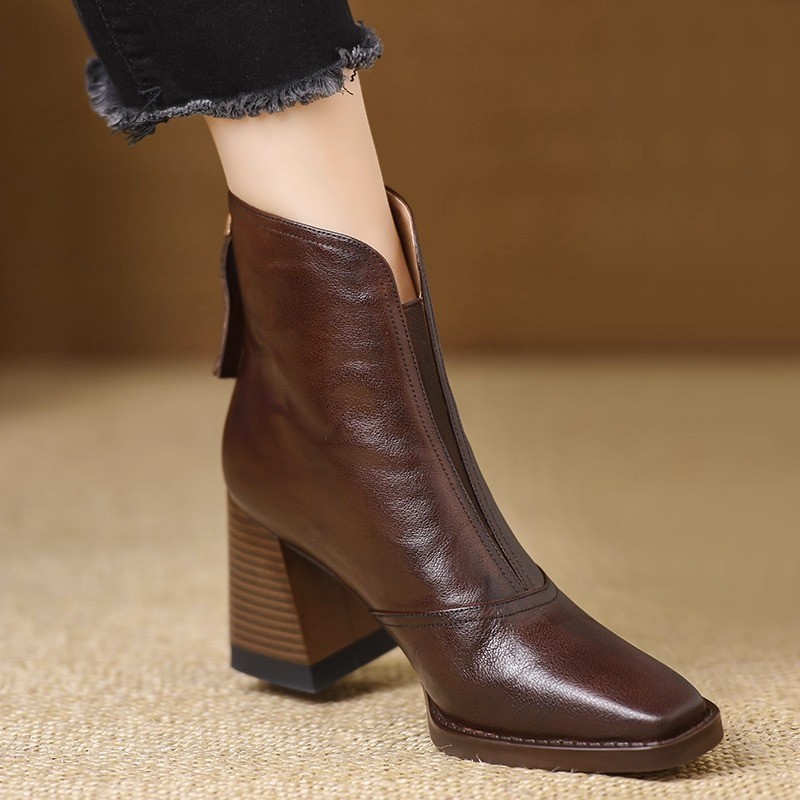 Luxury Women's Ankle Boots Spr - Street Fashion Luxury avaliação e preço