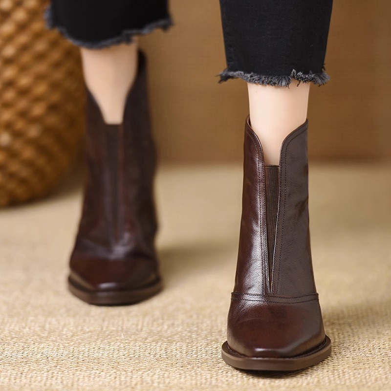 Luxury Women's Ankle Boots Spr - Street Fashion Luxury avaliação e preço