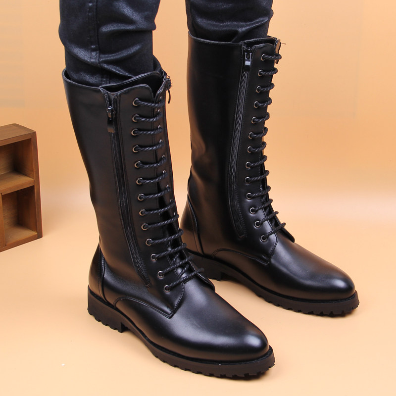 men's luxury fashion high boot - Street Fashion Luxury avaliação e preço