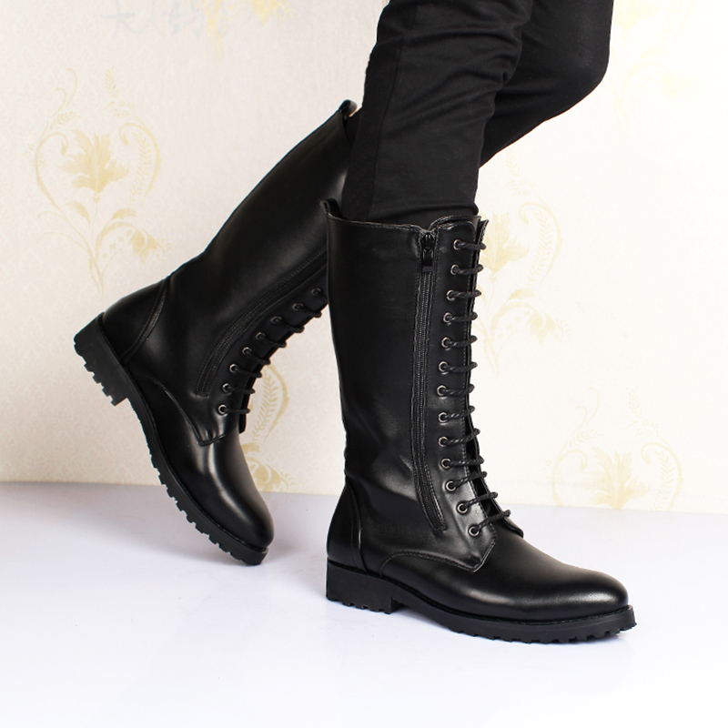 men's luxury fashion high boot - Street Fashion Luxury avaliação e preço