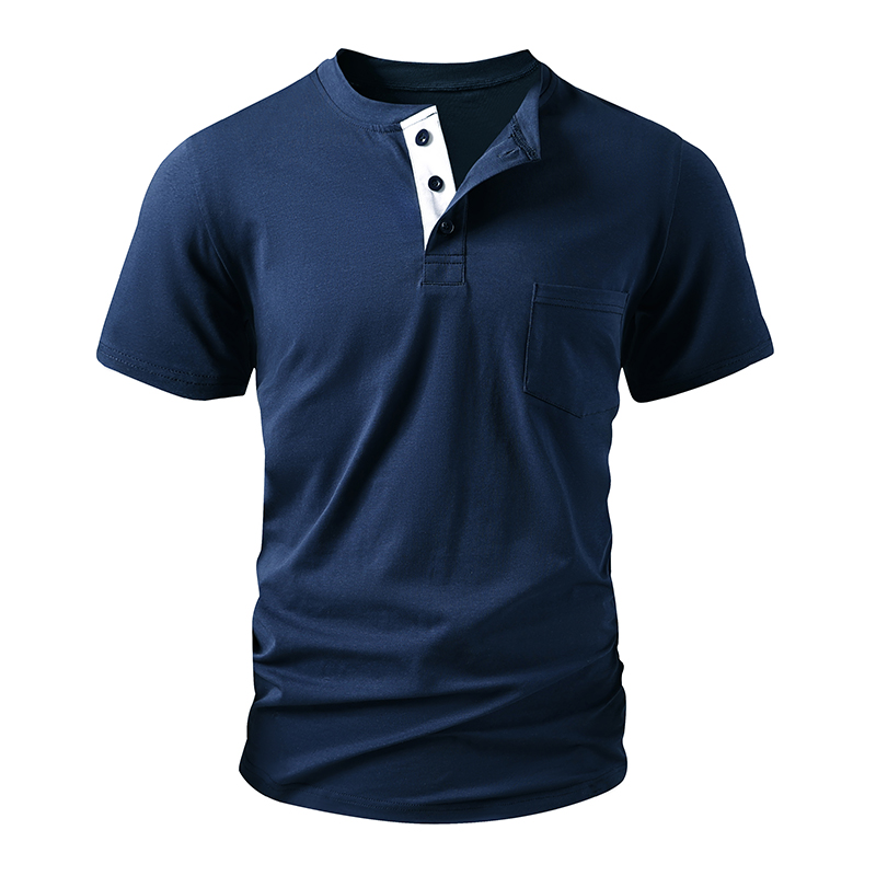 Henley T Shirt Men's EU Size C - Fashion Streetwear avaliação e preço