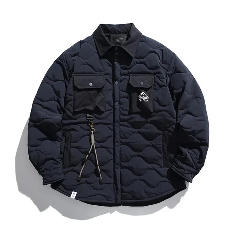 Vintage Cotton Jacket Men's Wi - Street Fashion Erkek avaliação e preço