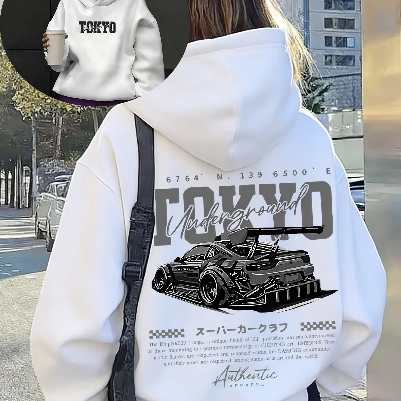 Japanese Streetwear Hoodie Men - Street Fashion In Tokyo avaliação e preço