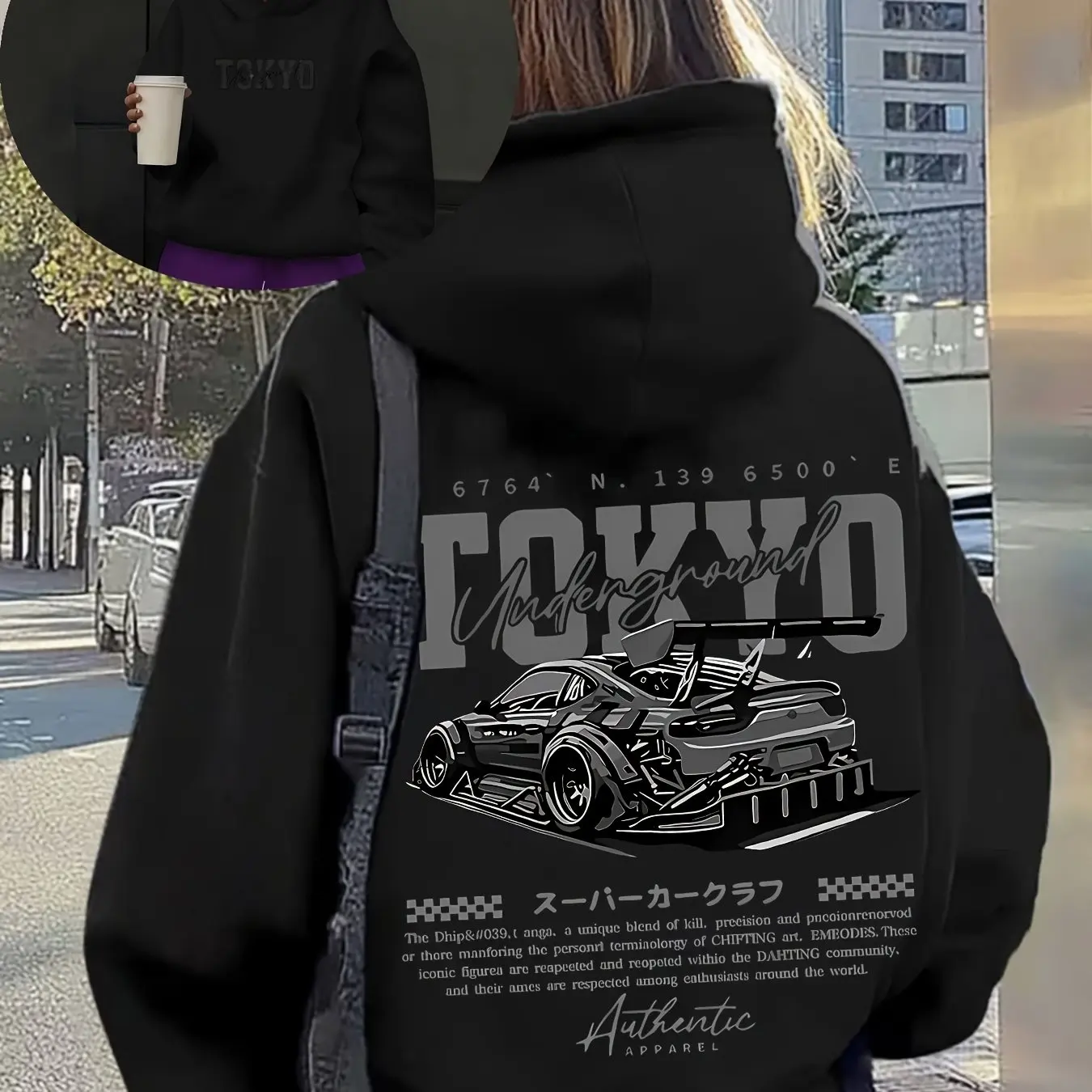 Japanese Streetwear Hoodie Men - Street Fashion In Tokyo avaliação e preço