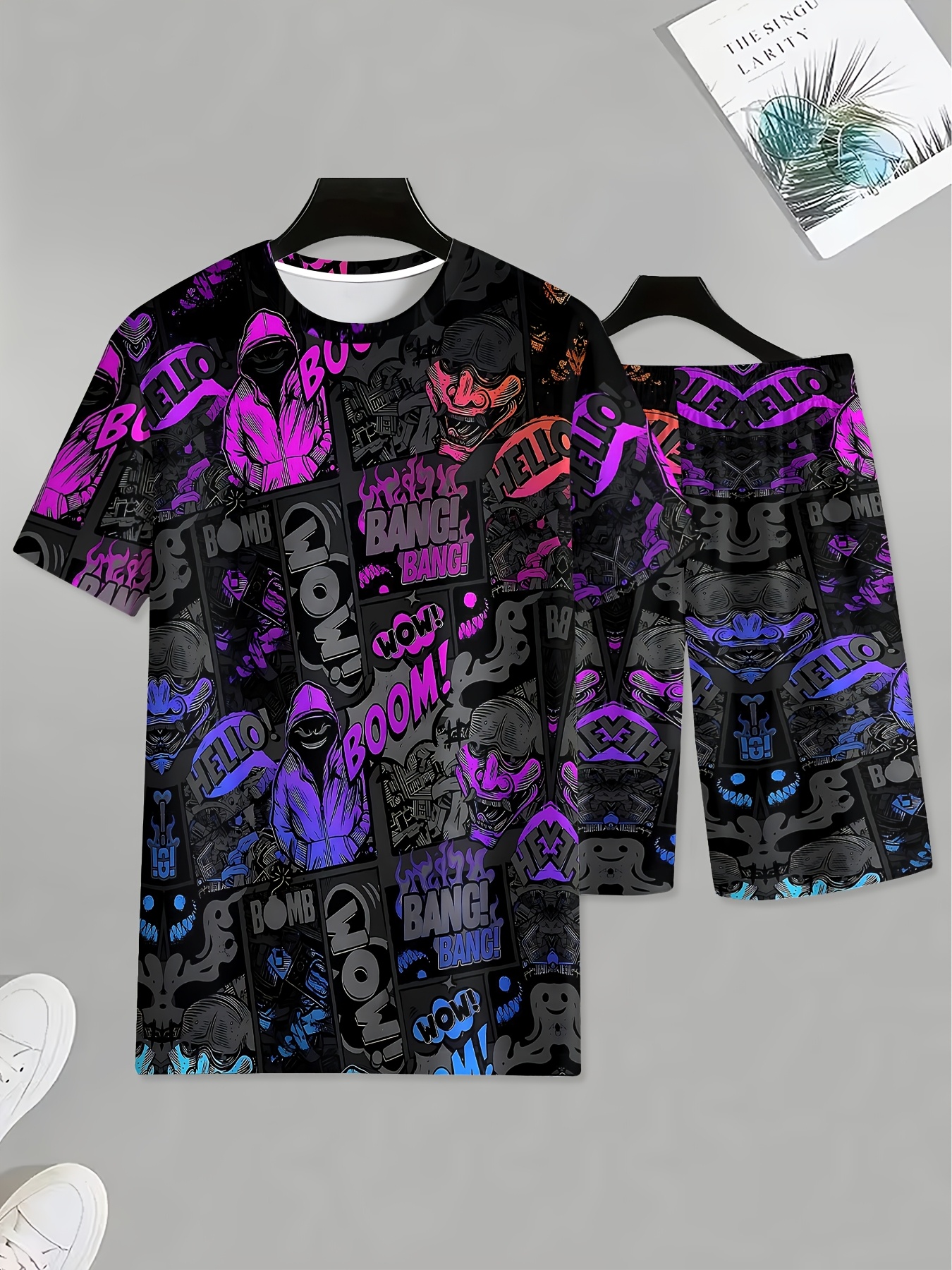 2026 Summer New Men's Short-Sl - Street Fashion For 2026 avaliação e preço