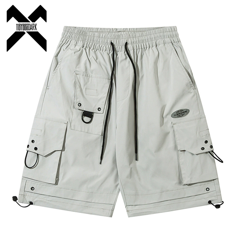 2025 Summer Cargo Shorts Mens  - Techwear Pants Tactical avaliação e preço