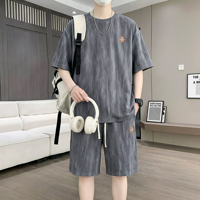 【T-Shirt + 5-Point Shorts】Men' - Street For Fashion avaliação e preço