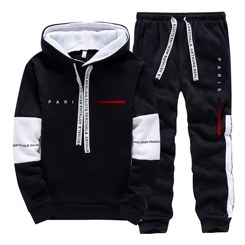 Men's Set Paris Fashion Hoodie - Fashion Streetwear avaliação e preço