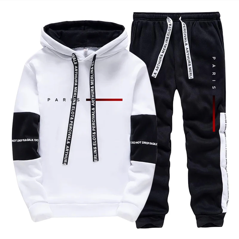 Men's Set Paris Fashion Hoodie - Fashion Streetwear avaliação e preço
