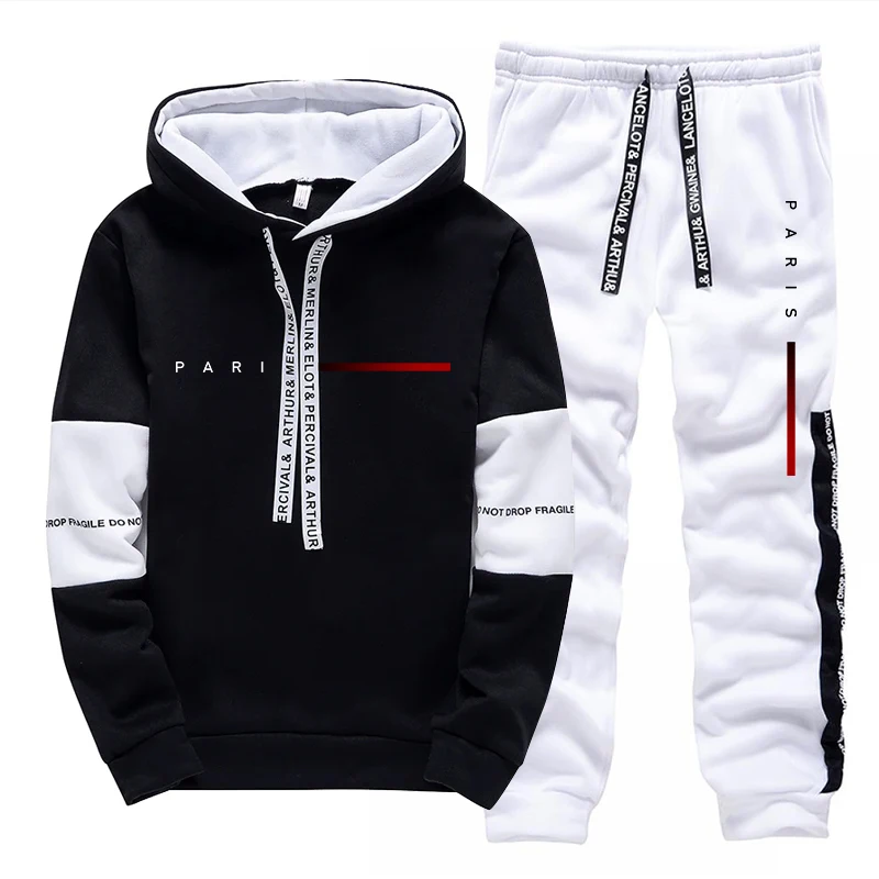 Men's Set Paris Fashion Hoodie - Fashion Streetwear avaliação e preço