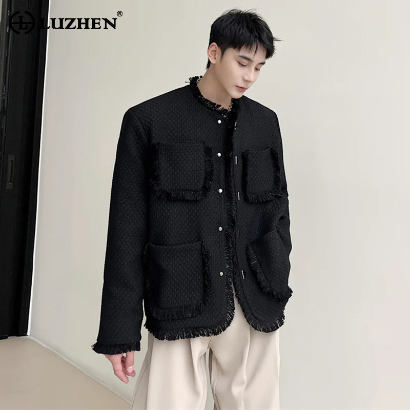 LUZHEN Original Pockets Elegan - Street Fashion Reviews avaliação e preço